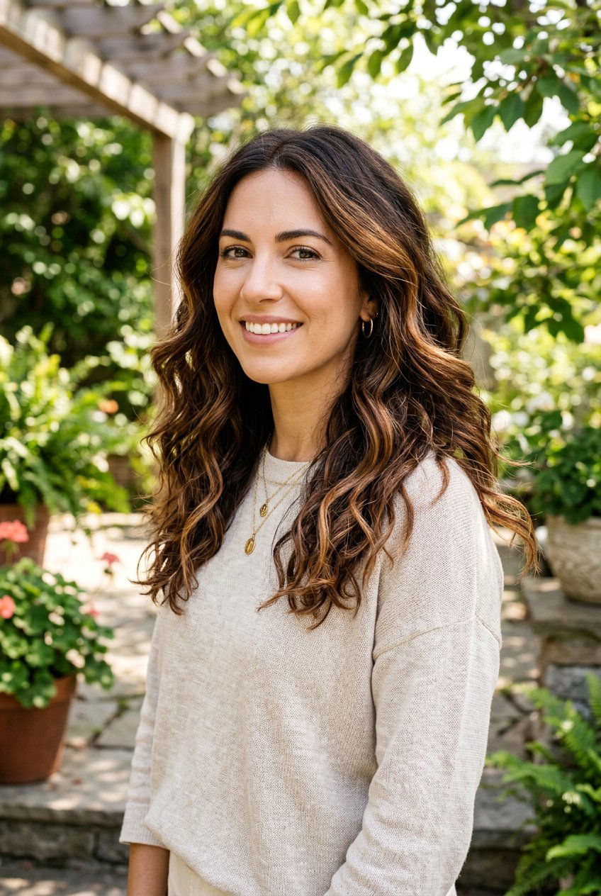 20 Beautiful Bronze Balayage on Dark Brown Hair Styles