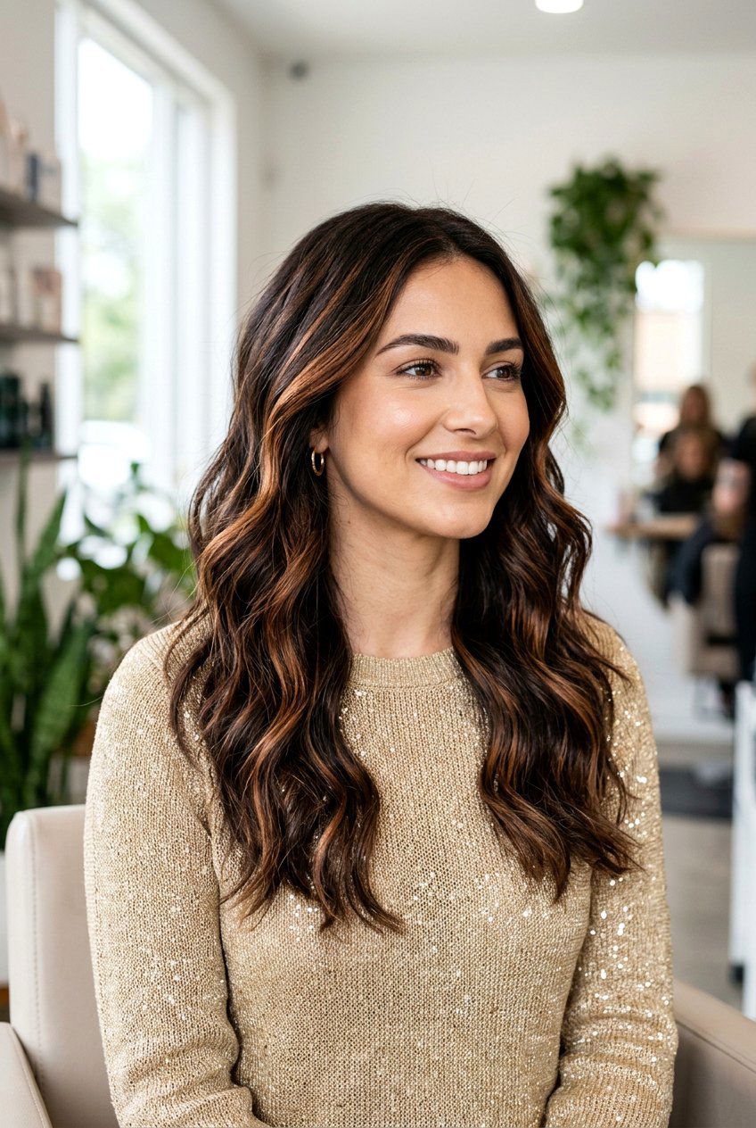 Bronze Foilayage - 20 classy brunette hair refresh for women - 20 classy brunette hair refresh for women