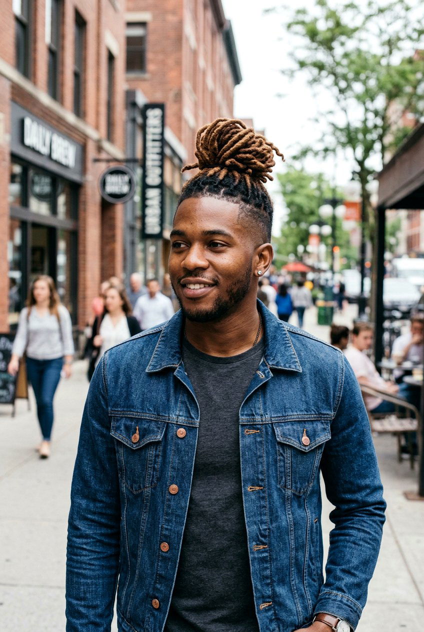 Brown High Top Dreads With Undercut - 20 high top dreads haircut - 20 high top dreads haircut