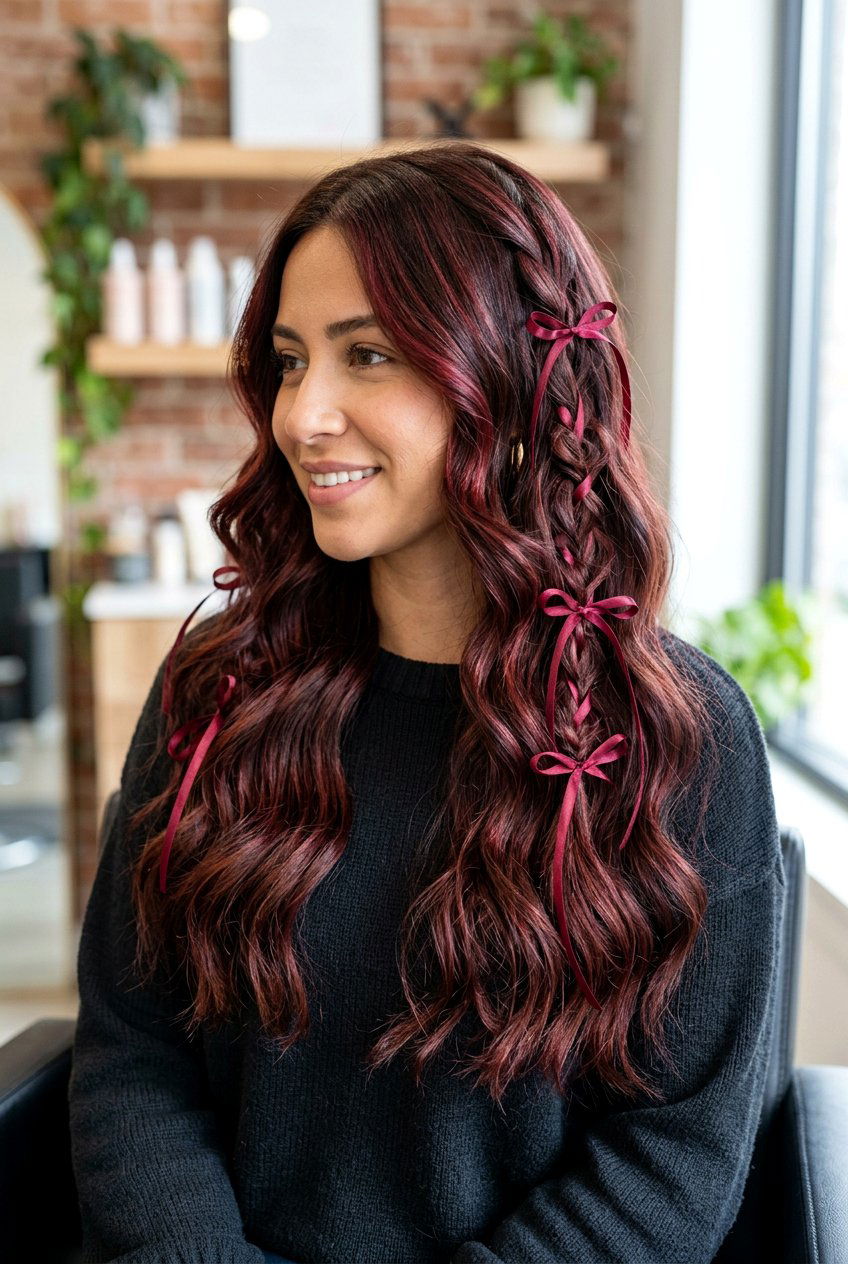 Brown hair with deep red highlights - 20 brown hair with red highlights - 20 brown hair with red highlights