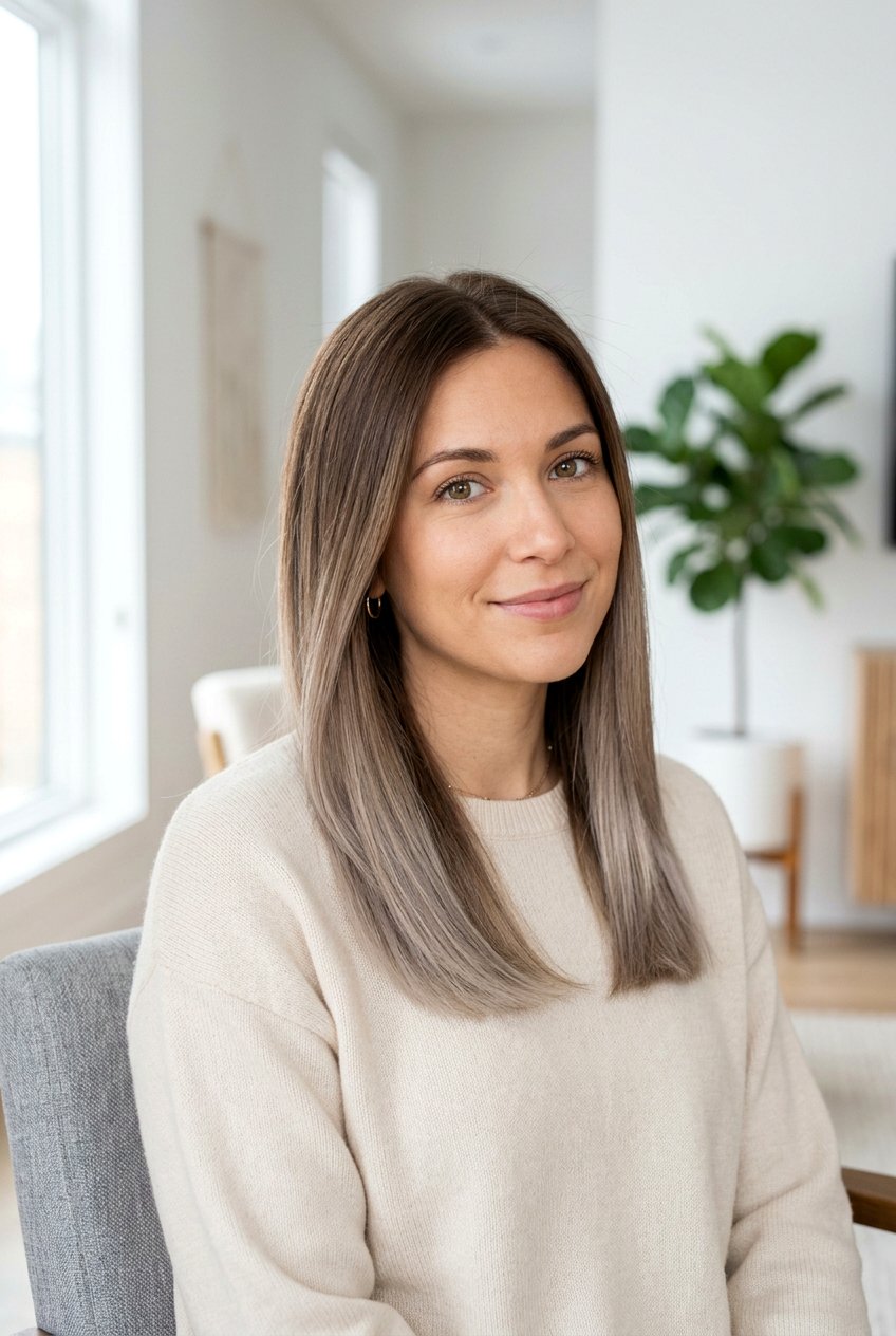 Brown to Mushroom Blonde Soft Ombre - 20 soft ombre on brown hair - 20 soft ombre on brown hair