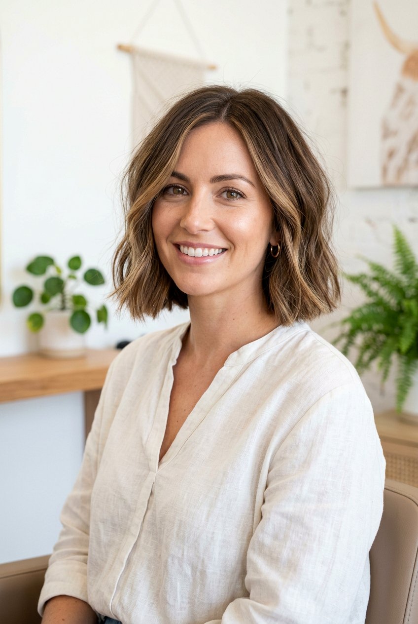 Brunette Balayage Bob For Fine Hair - 20 brunette balayage for bob haircut - 20 brunette balayage for bob haircut