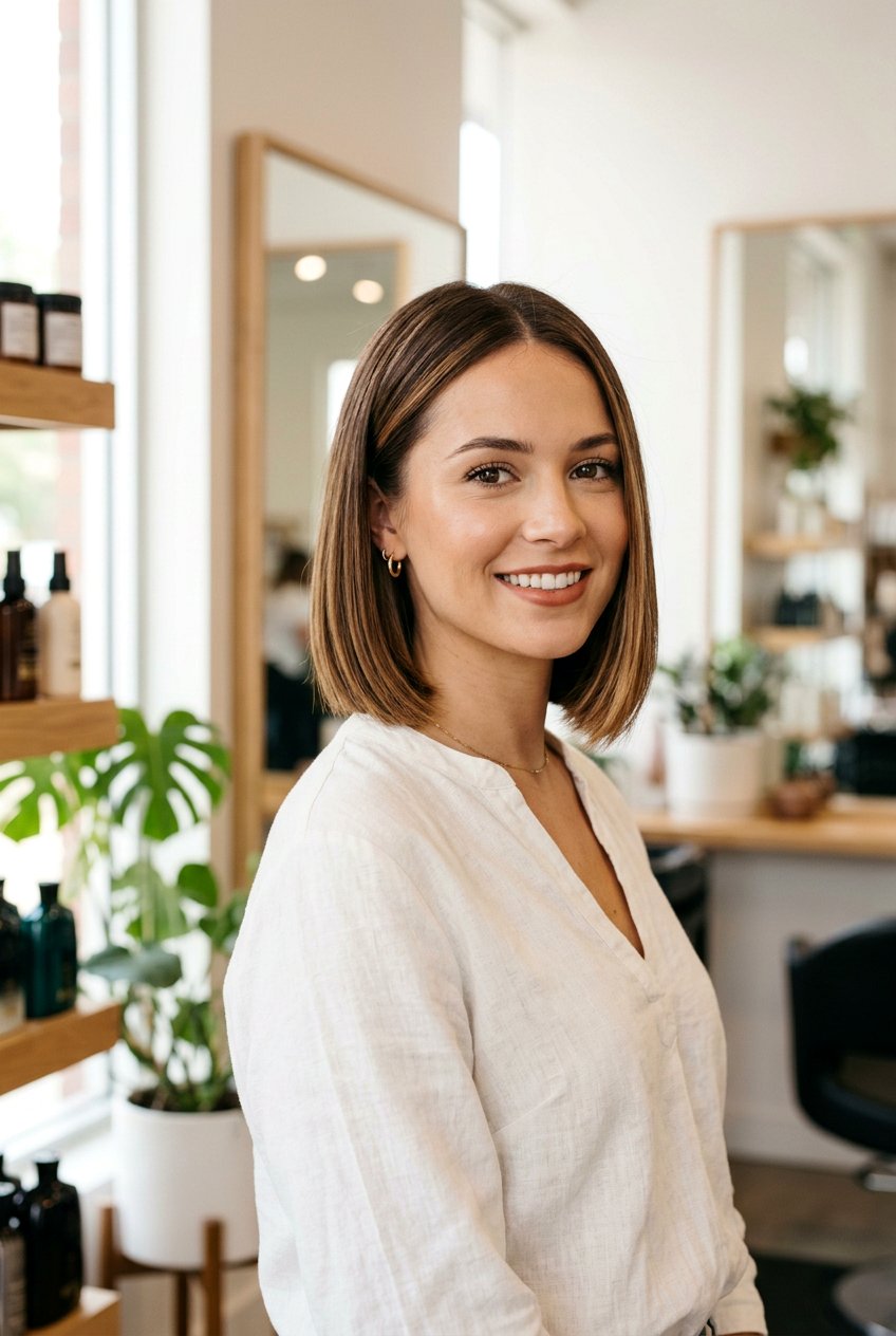 Brunette Balayage Bob Haircut - 20 brunette hair makeover ideas - 20 brunette hair makeover ideas