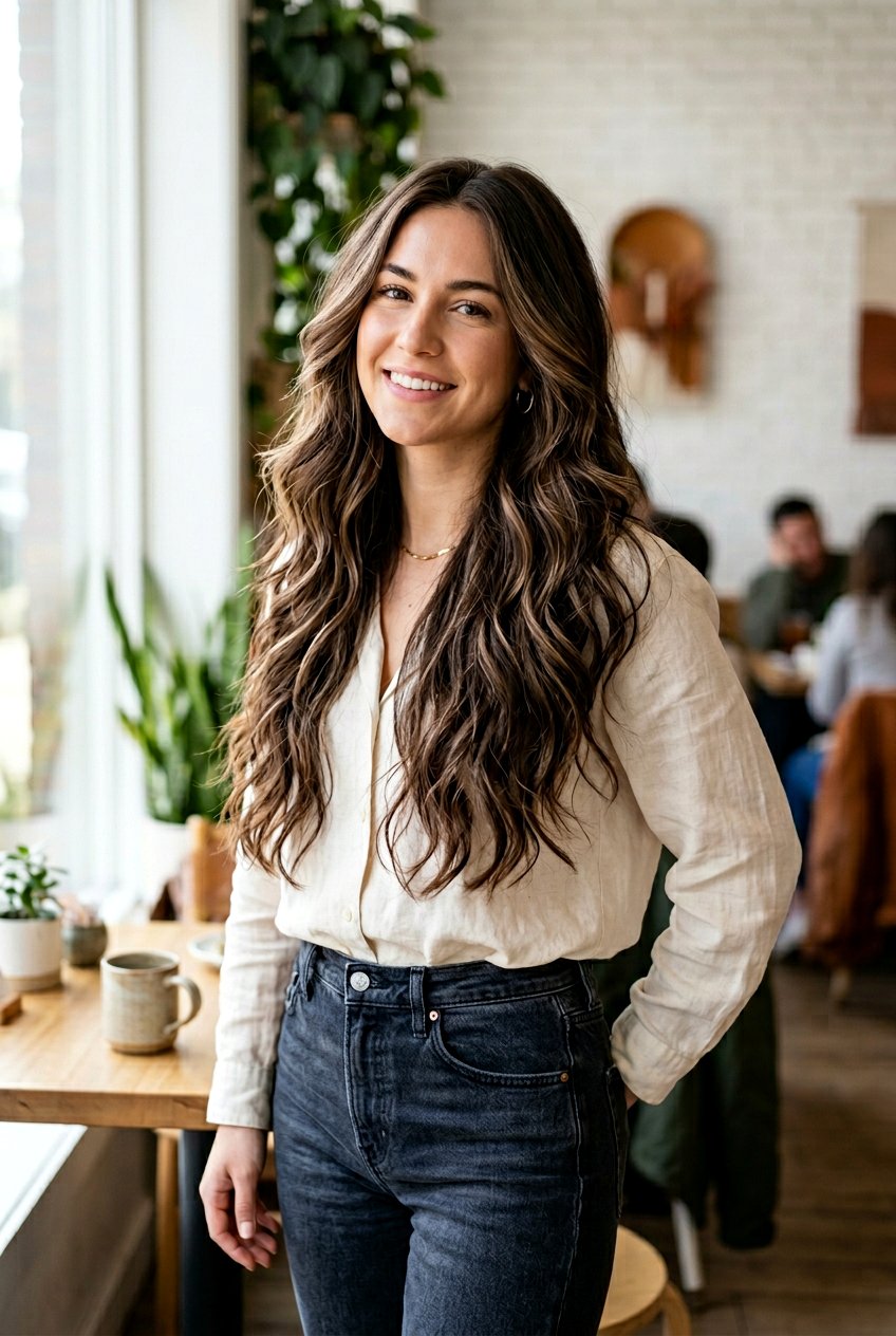 Brunette Hair With Multi Tone Lowlights - 20 subtle lowlights for brunettes - 20 subtle lowlights for brunettes