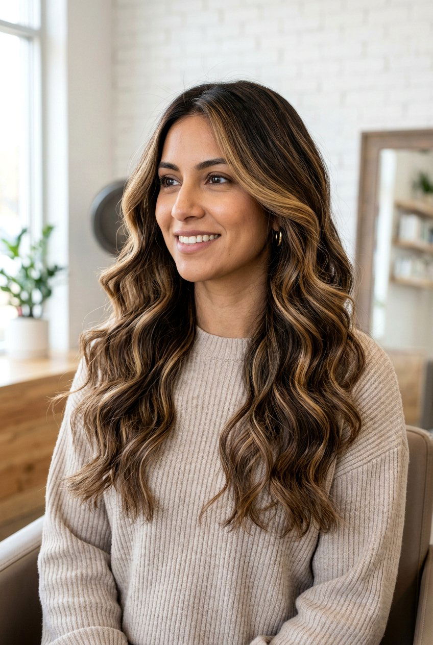 20 Beautiful Brunette Hair With Honey Balayage Looks to Try