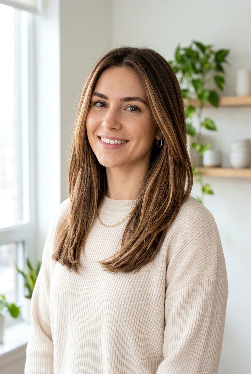 Brunette Hair with Soft Honey Balayage - 20 brunette hair with honey balayage - 20 brunette hair with honey balayage