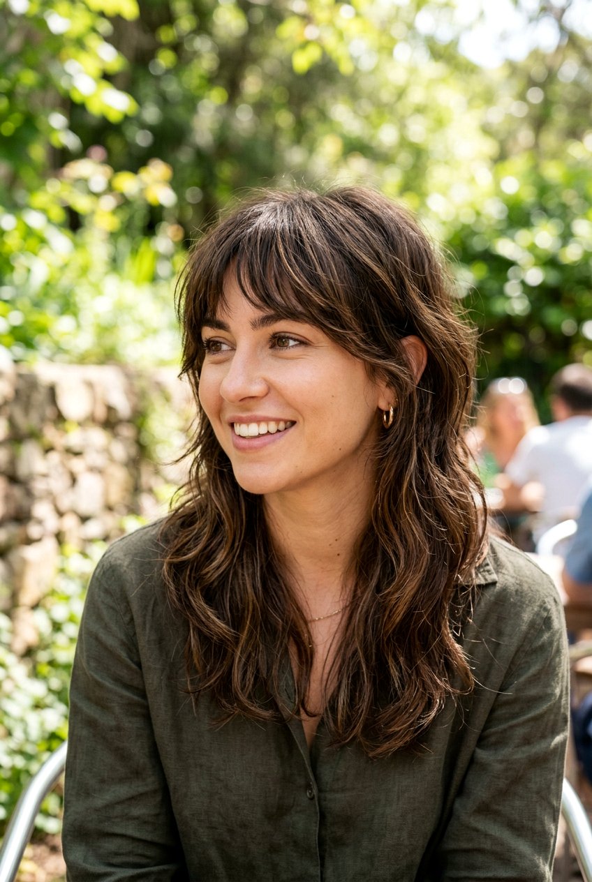 Brunette soft mullet - 20 soft mullet haircut - 20 soft mullet haircut