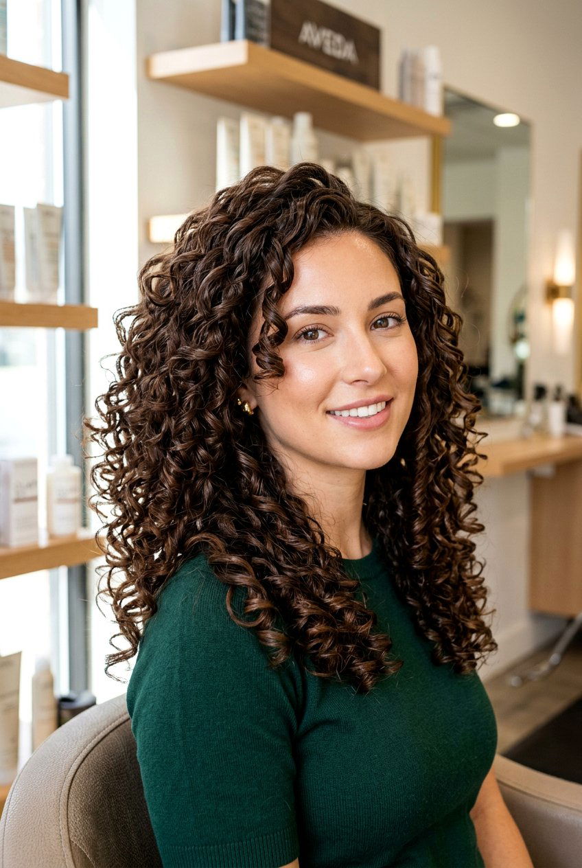 Brunette spiral perm - 20 spiral perm hairstyles - 20 spiral perm hairstyles