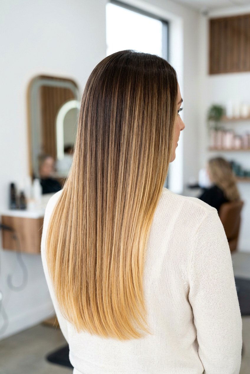 Brunette to Blonde Balayage on Straight Hair - 20 balayage for straight hair - 20 balayage for straight hair