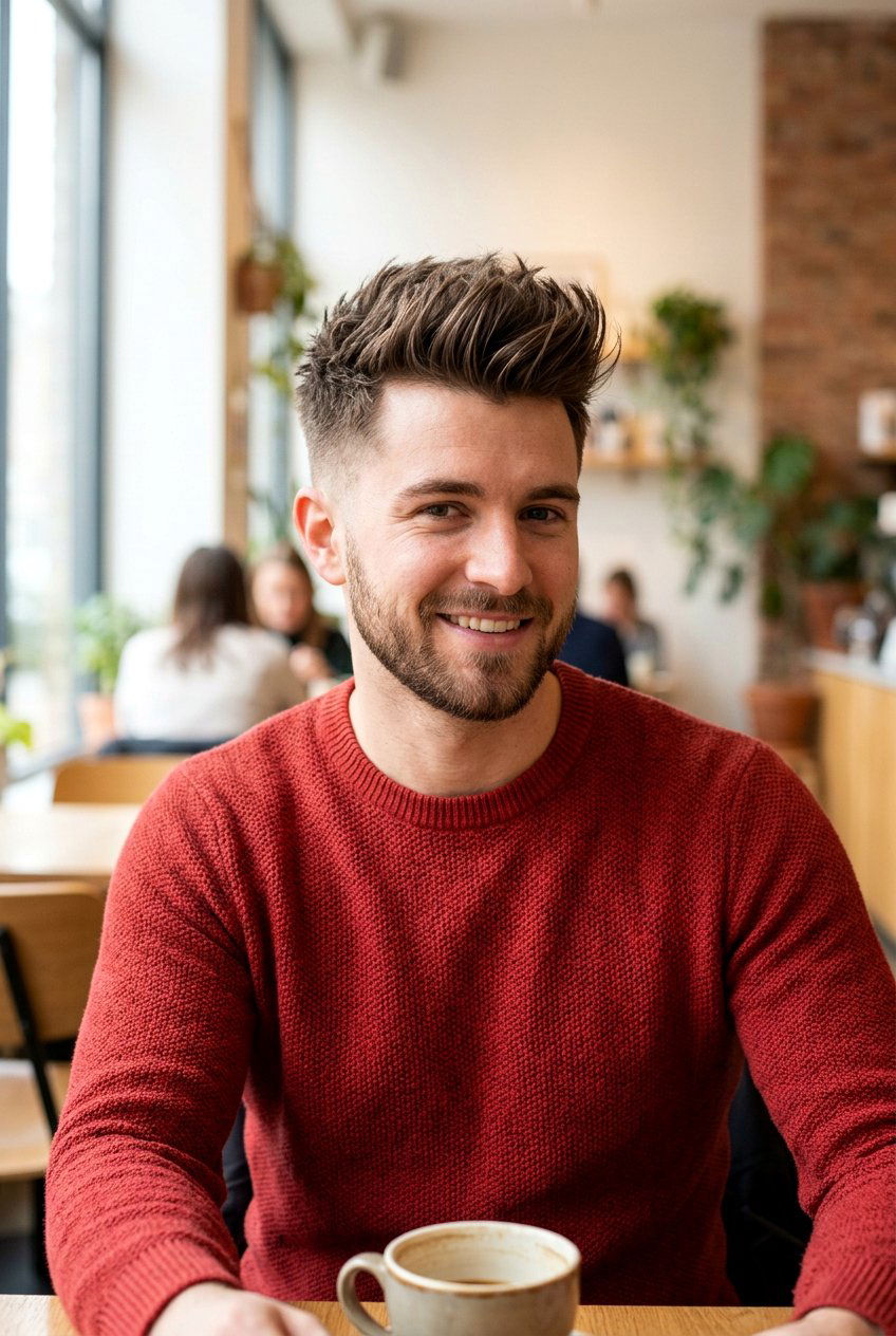 Brush Up Haircut For Long Face - 20 men haircut ideas for long face - 20 men haircut ideas for long face