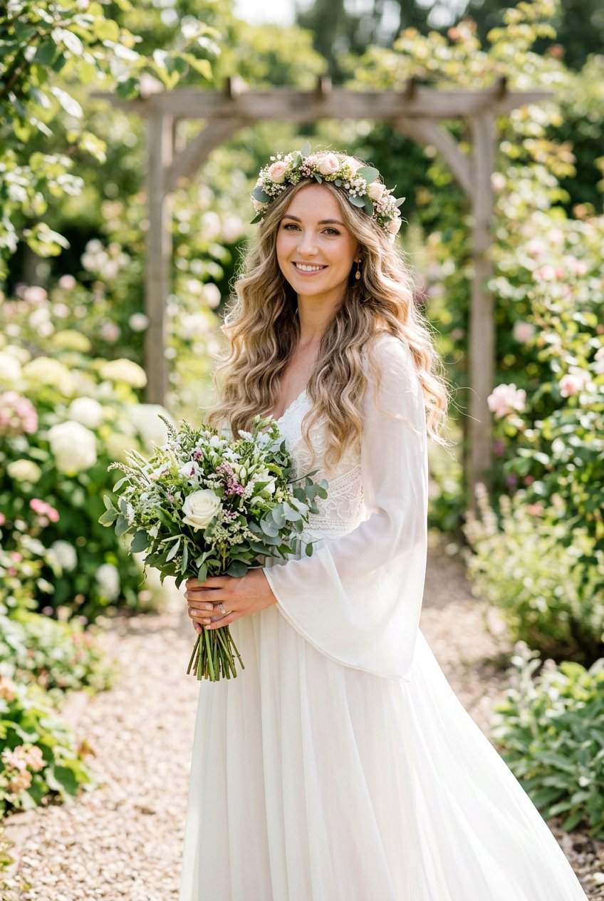 Brushed Out Curls - 20 bridal hairstyle with vintage waves - 20 bridal hairstyle with vintage waves