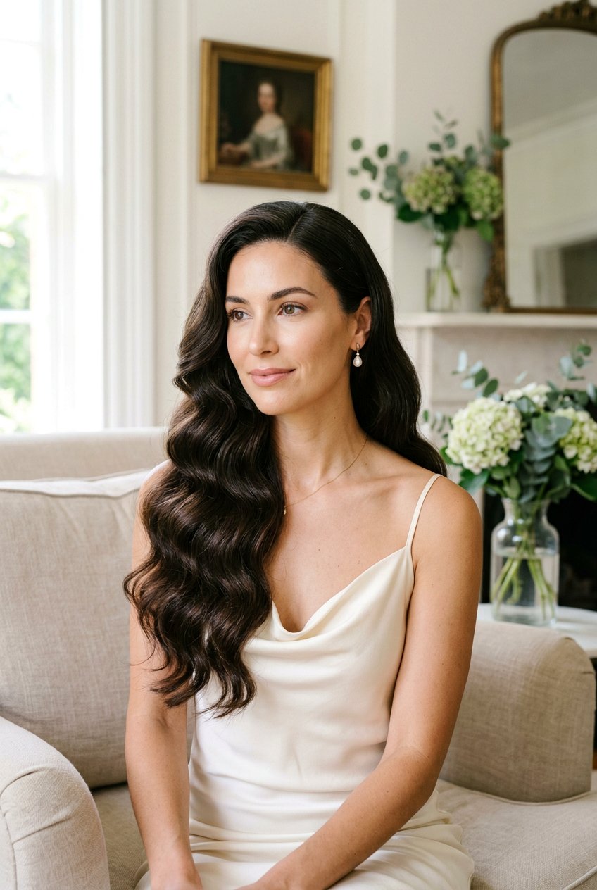 Brushed Out Vintage Waves Old Money Style - 20 old money hairstyles - 20 old money hairstyles