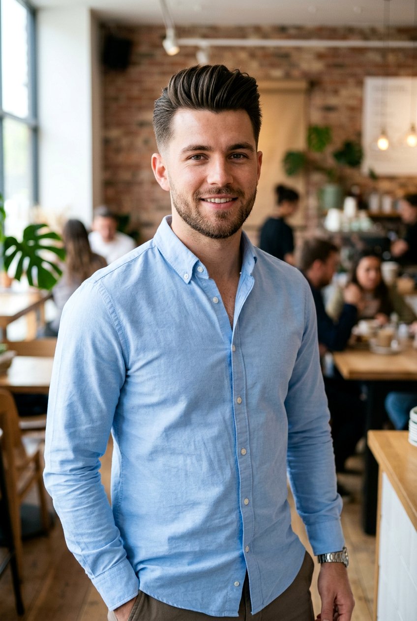 Brushed Up Front Haircut - 20 haircuts for cowlick in front - 20 haircuts for cowlick in front