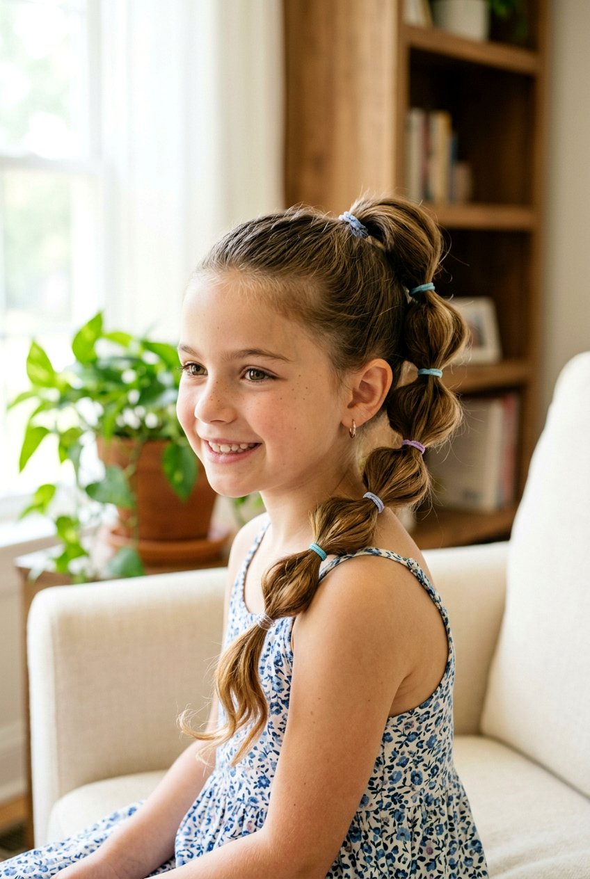Bubble Braid - 20 simple hairstyles for girls - 20 simple hairstyles for girls