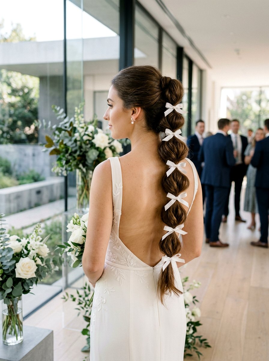 Bubble Braid - 20 viral wedding hairstyle ideas - 20 viral wedding hairstyle ideas