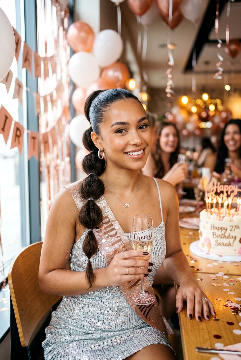 Bubble Braid Birthday Hairstyle - 20 birthday hairstyle for long straight hair - 20 birthday hairstyle for long straight hair