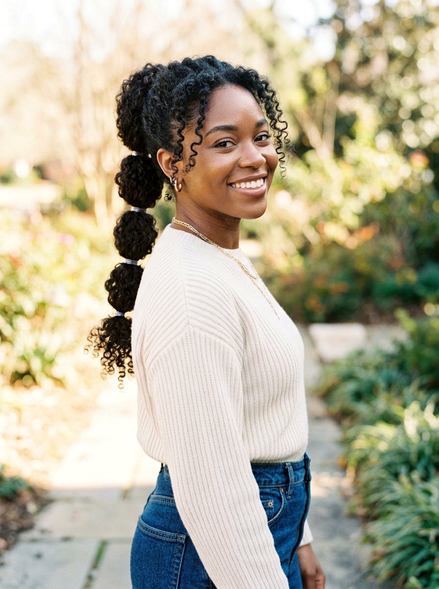 Bubble Braid For Curly Hair - 20 simple hairstyle for curly shoulder length hair - 20 simple hairstyle for curly shoulder length hair