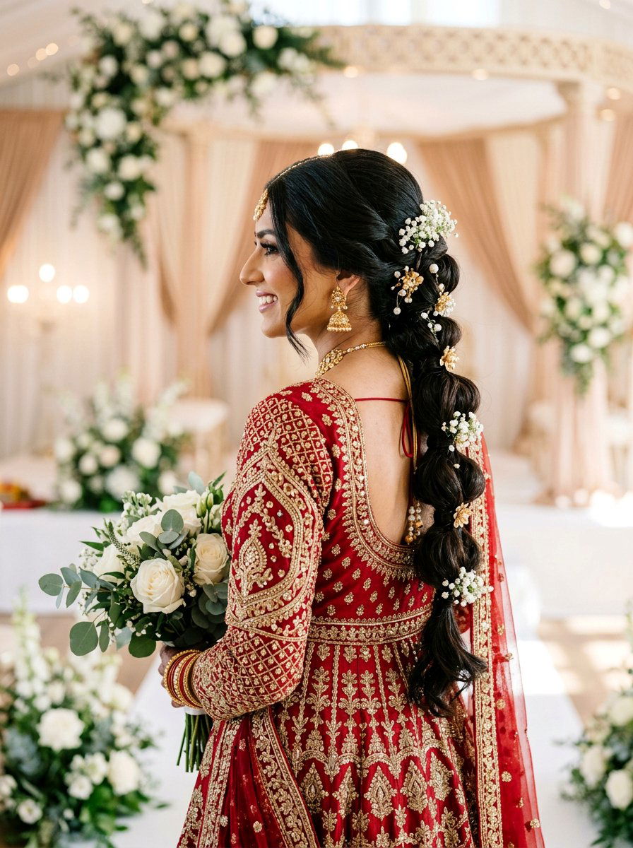 Bubble Braid Hairstyle - 20 pre wedding shoot hairstyles - 20 pre wedding shoot hairstyles