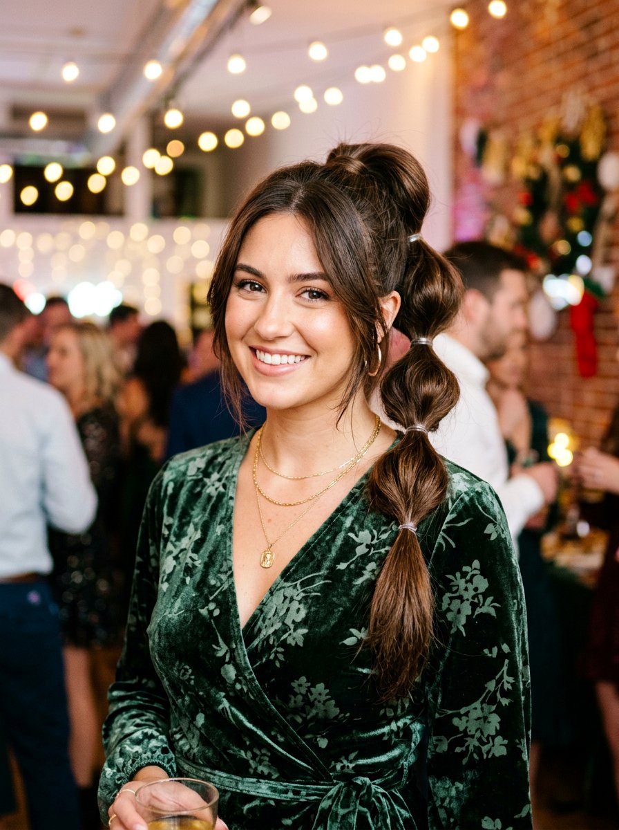 Bubble Braid Medium Length Layers - 20 party hairstyle for medium layers - 20 party hairstyle for medium layers