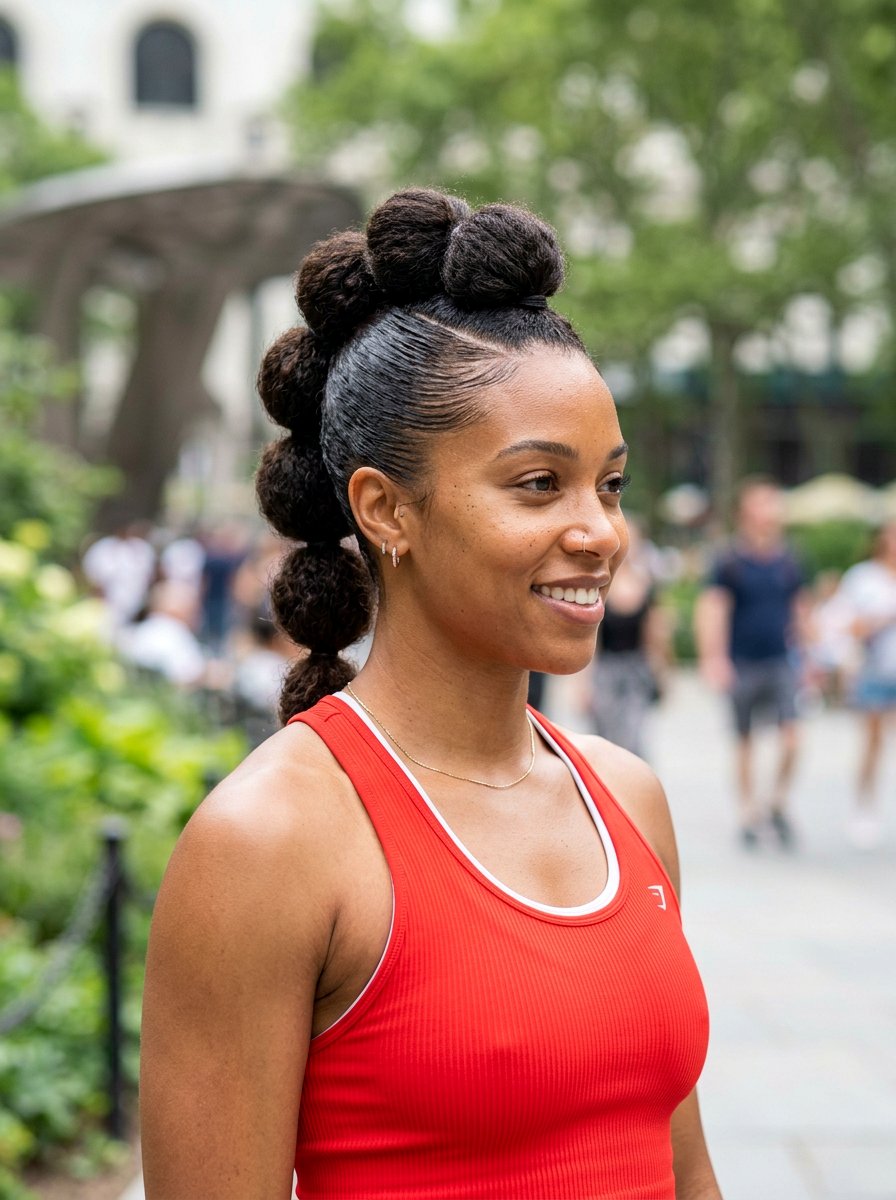 20 Best Volleyball Hairstyles With Bubble Braids For Game Day