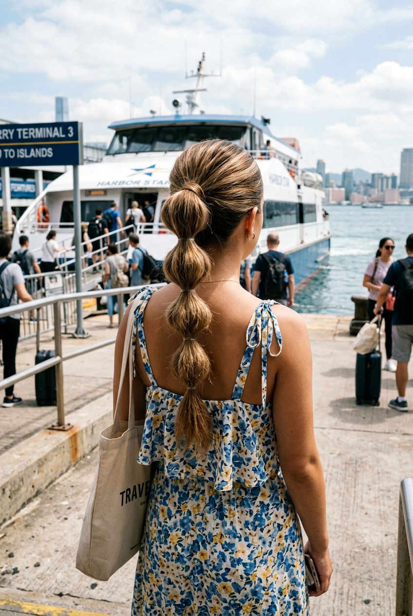 Bubble Braid Ponytail - 20 easy vacation updo for women - 20 easy vacation updo for women