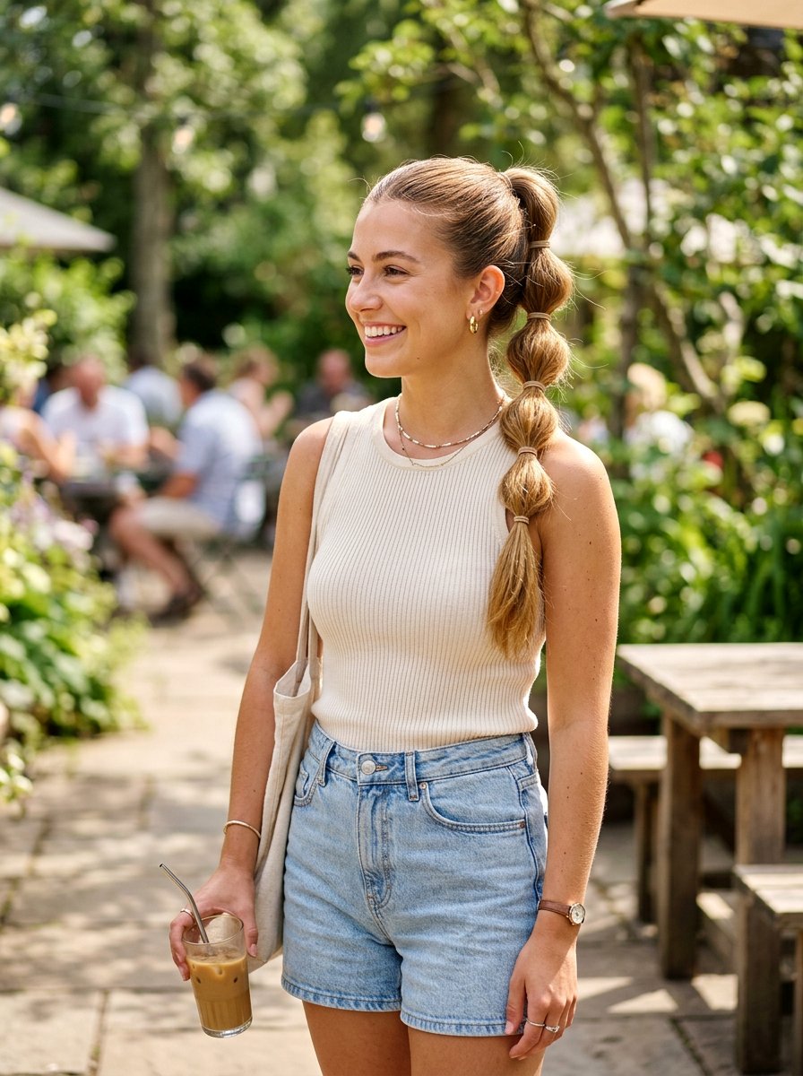 Bubble Braid Ponytail For Summer - 20 summer braid ponytail for women - 20 summer braid ponytail for women