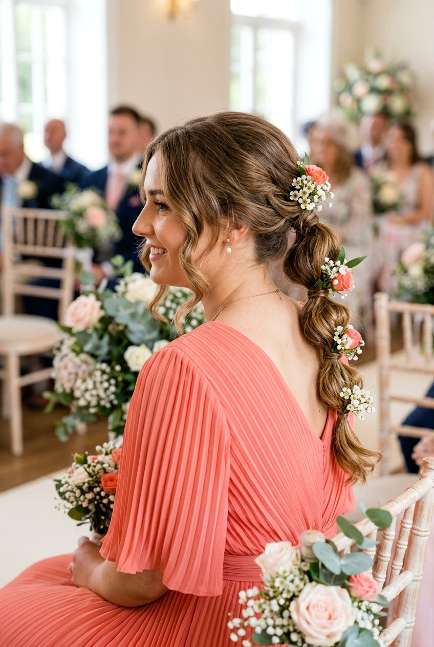Bubble Braid Ponytail for Bridesmaids - 20 bridesmaid ponytail with braid - 20 bridesmaid ponytail with braid