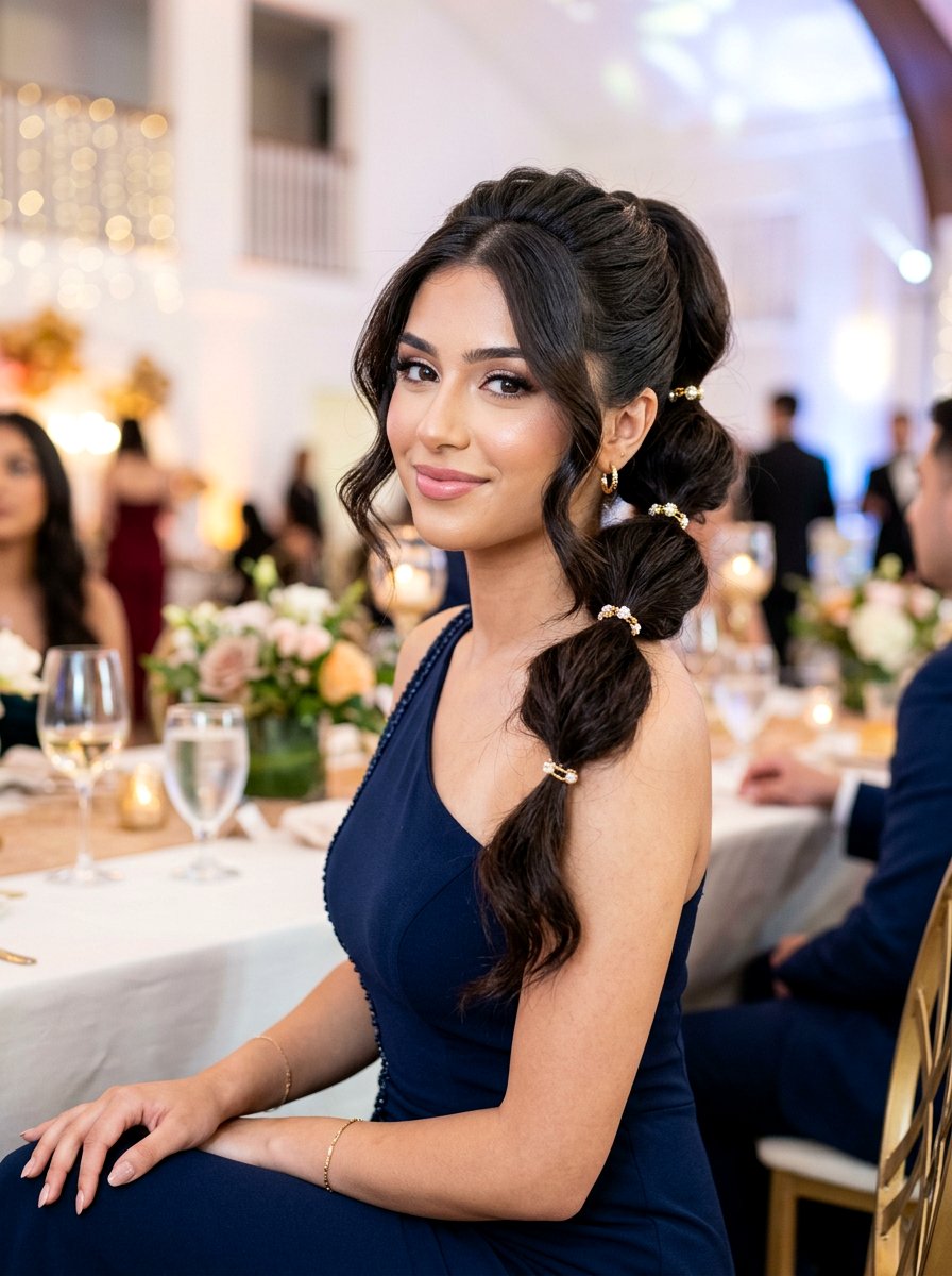 Bubble Braid Soft Glam Look - 20 soft glam hairstyle for prom - 20 soft glam hairstyle for prom