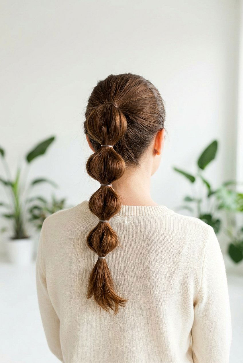 Bubble Braided Ponytail - 20 braided ponytail hairstyles - 20 braided ponytail hairstyles