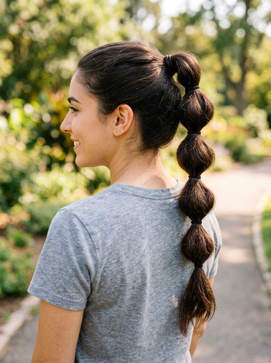 Bubble Braided Ponytail - 20 soccer hairstyle with braided ponytail - 20 soccer hairstyle with braided ponytail