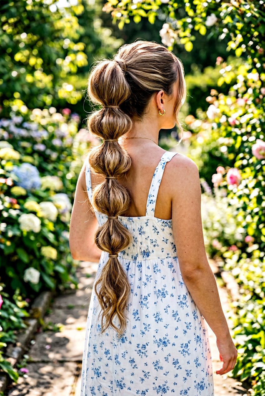 Bubble Braids - 20 cottagecore braided hairstyle for women - 20 cottagecore braided hairstyle for women