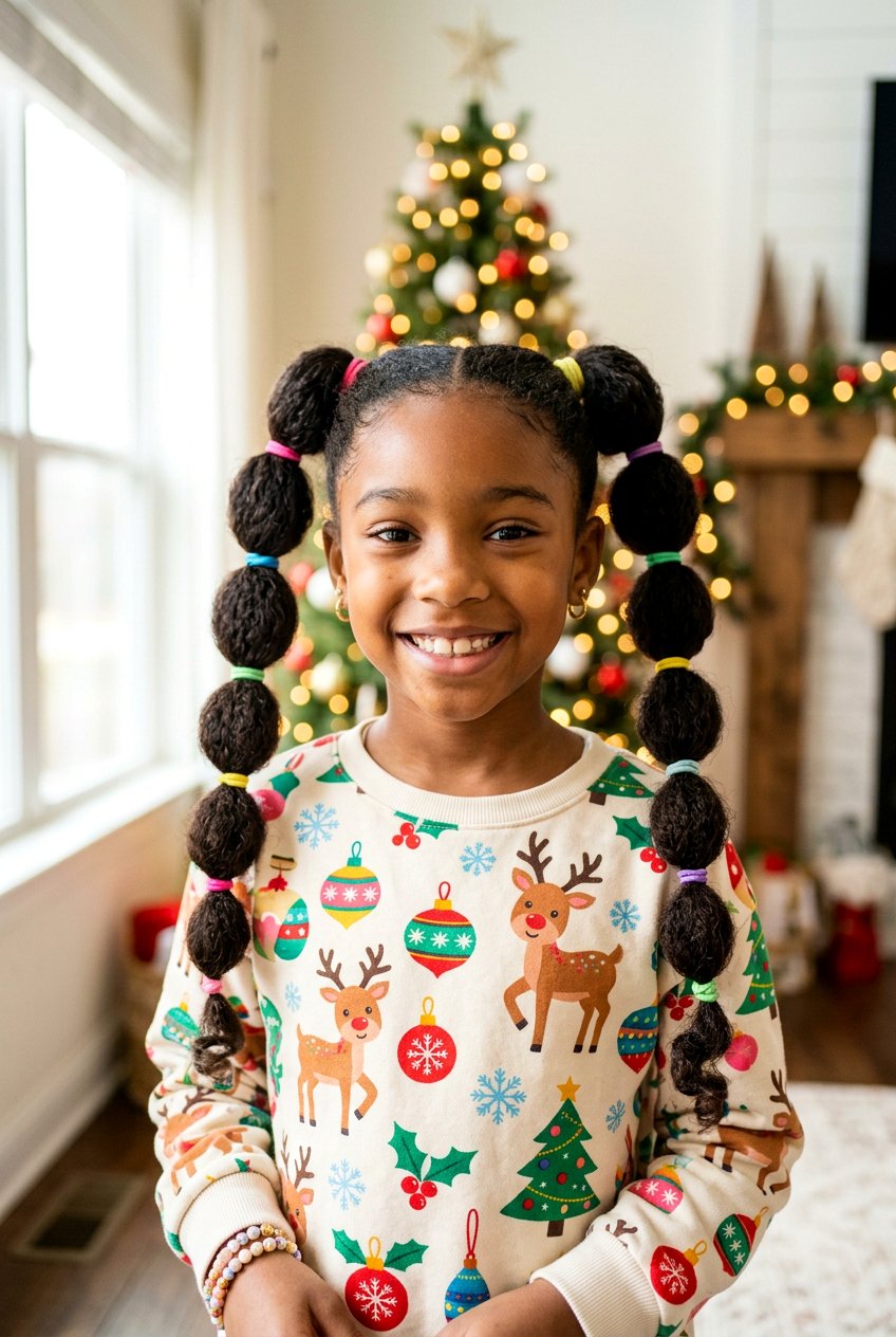 Bubble Braids - 20 holiday hairstyle for girls with braids - 20 holiday hairstyle for girls with braids