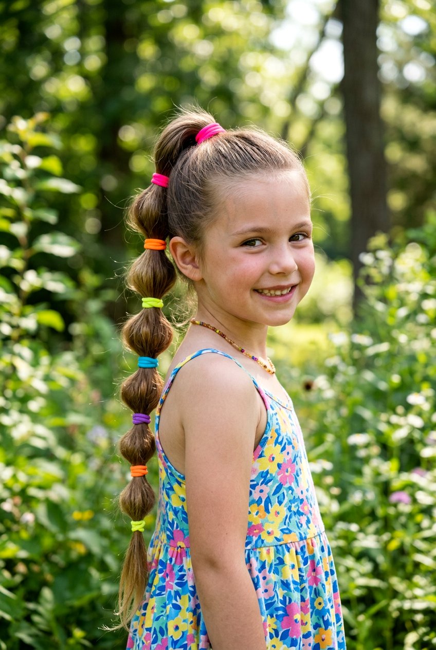 Bubble Braids - 20 hairstyles for little girls - 20 hairstyles for little girls