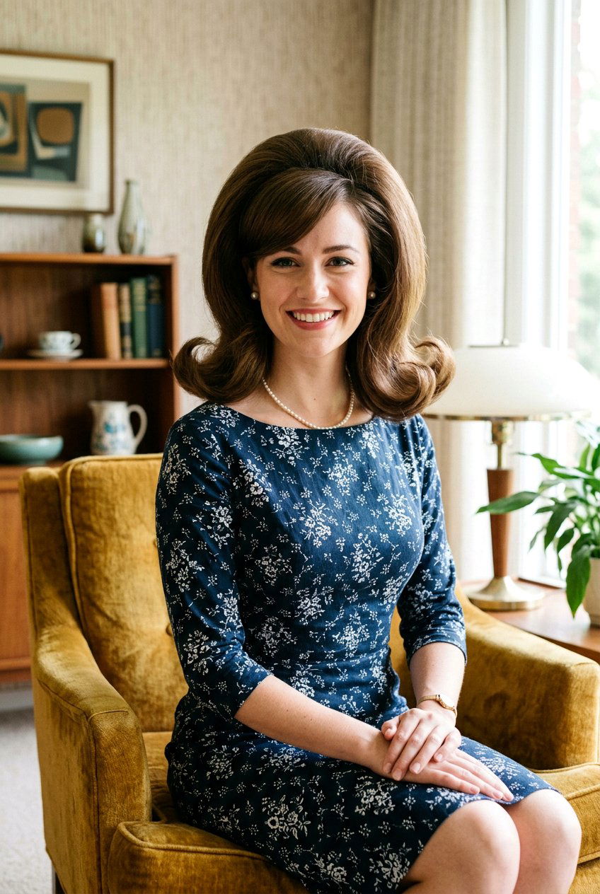 Bubble Flip 60s Hairstyle - 20 60s flip hairstyle - 20 60s flip hairstyle