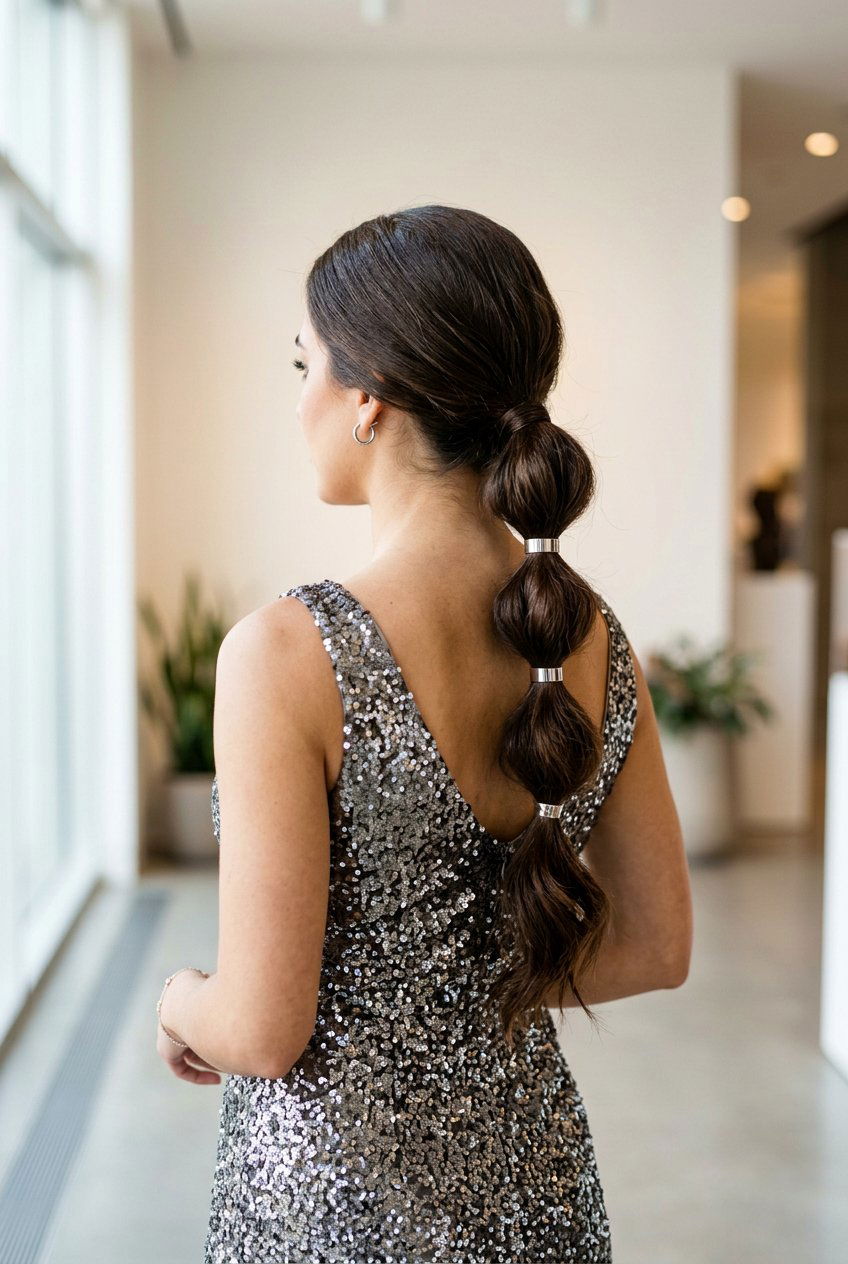 Bubble Low Ponytail - 20 homecoming hairstyle with low ponytail - 20 homecoming hairstyle with low ponytail