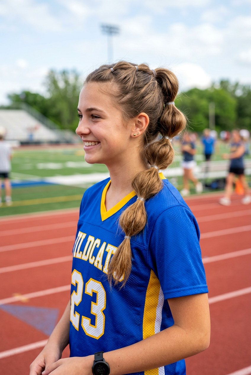 Bubble Ponytail - 20 first day of school hairstyle for teens - 20 first day of school hairstyle for teens