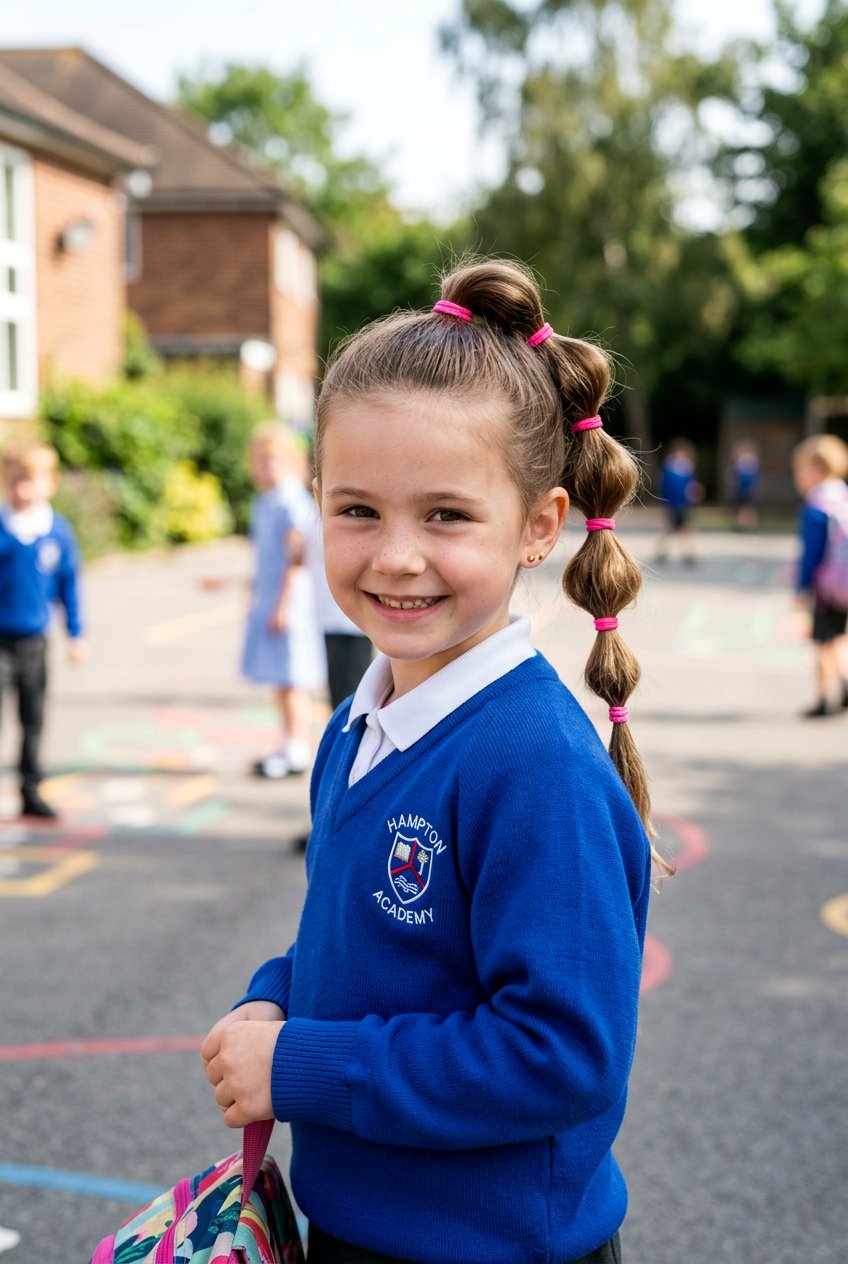 Bubble Ponytail - 20 neat school hairstyle for little girls - 20 neat school hairstyle for little girls