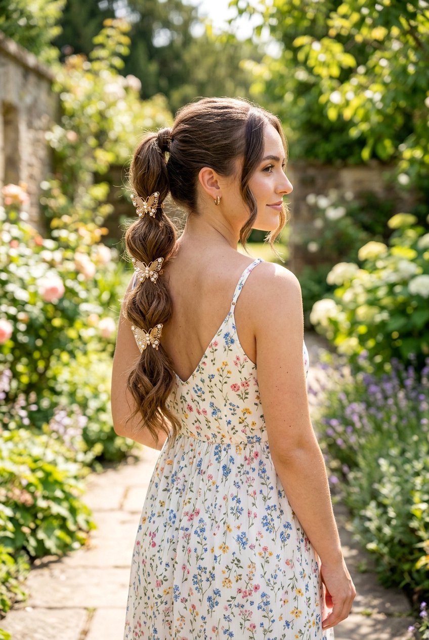 Bubble Ponytail Butterfly Clip - 20 butterfly clip ponytail hairstyle - 20 butterfly clip ponytail hairstyle