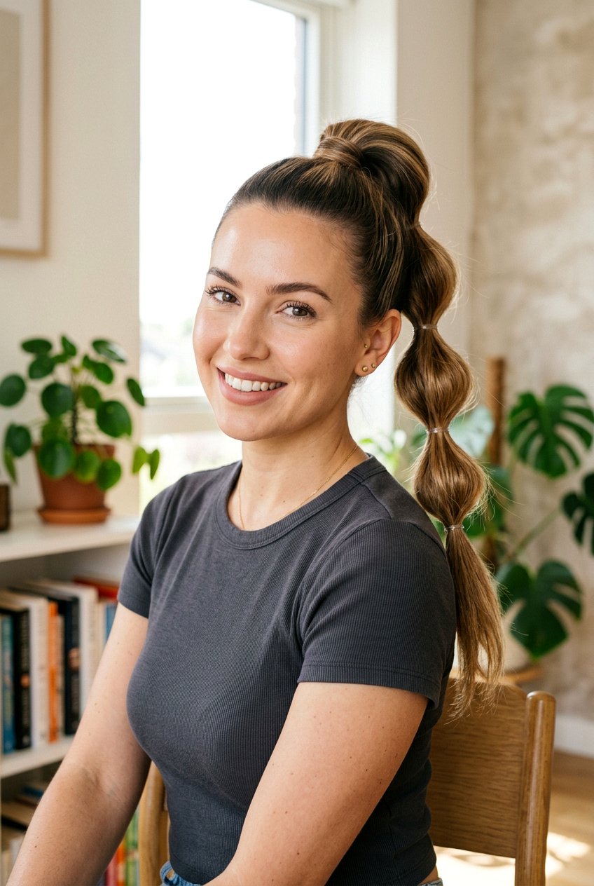 Bubble Ponytail For Frizz Control - 20 frizz free ponytail hairstyles - 20 frizz free ponytail hairstyles
