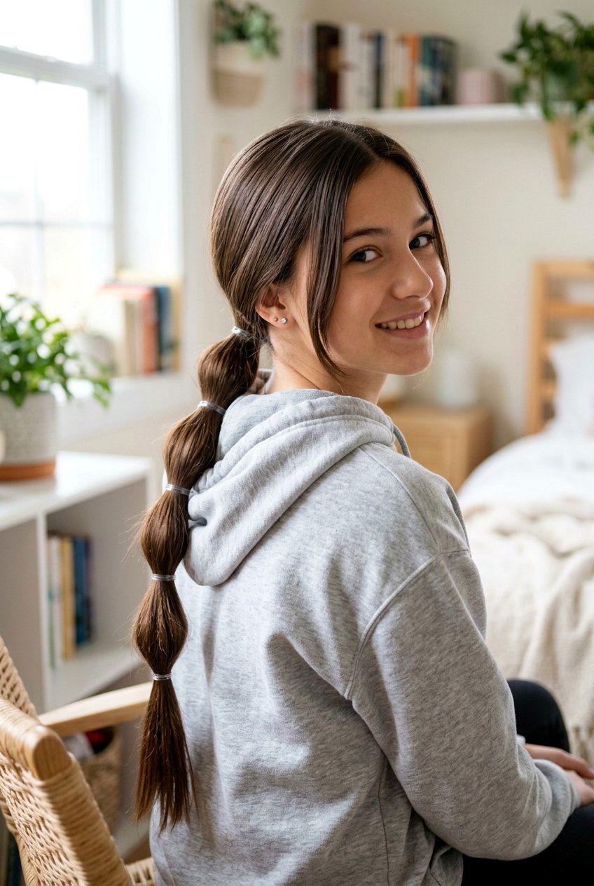 Bubble Ponytail For Long Straight Hair - 20 school hairstyles for long straight hair - 20 school hairstyles for long straight hair