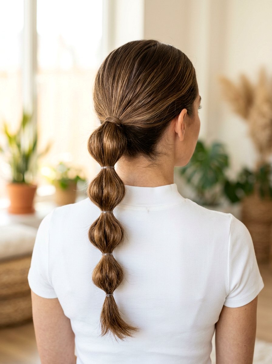 Bubble Ponytail For Photoshoot - 20 photo shoot ponytail hairstyle - 20 photo shoot ponytail hairstyle
