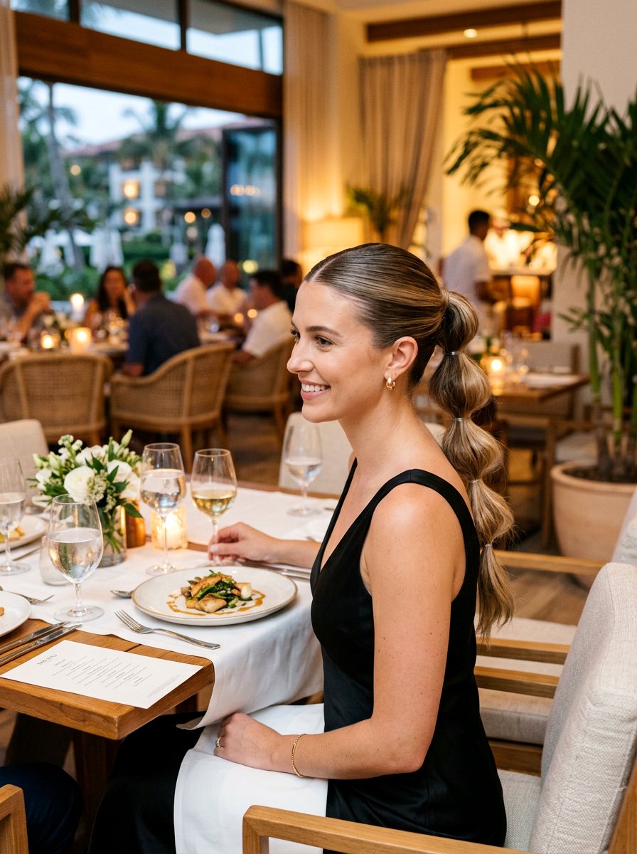 Bubble Ponytail For Resort Dinner - 20 resort dinner ponytail hairstyle - 20 resort dinner ponytail hairstyle