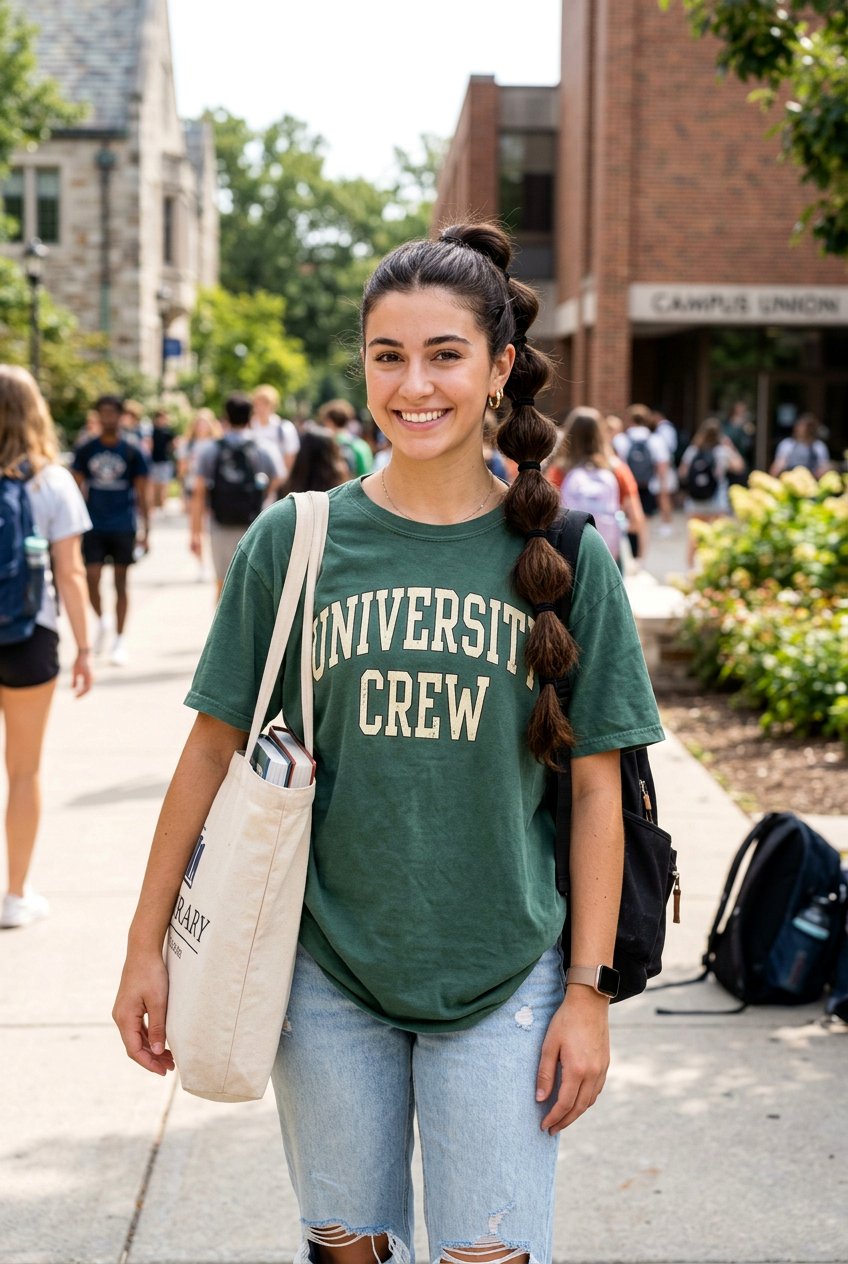 Bubble Ponytail Hairstyle - 20 quick hairstyles for college girls - 20 quick hairstyles for college girls