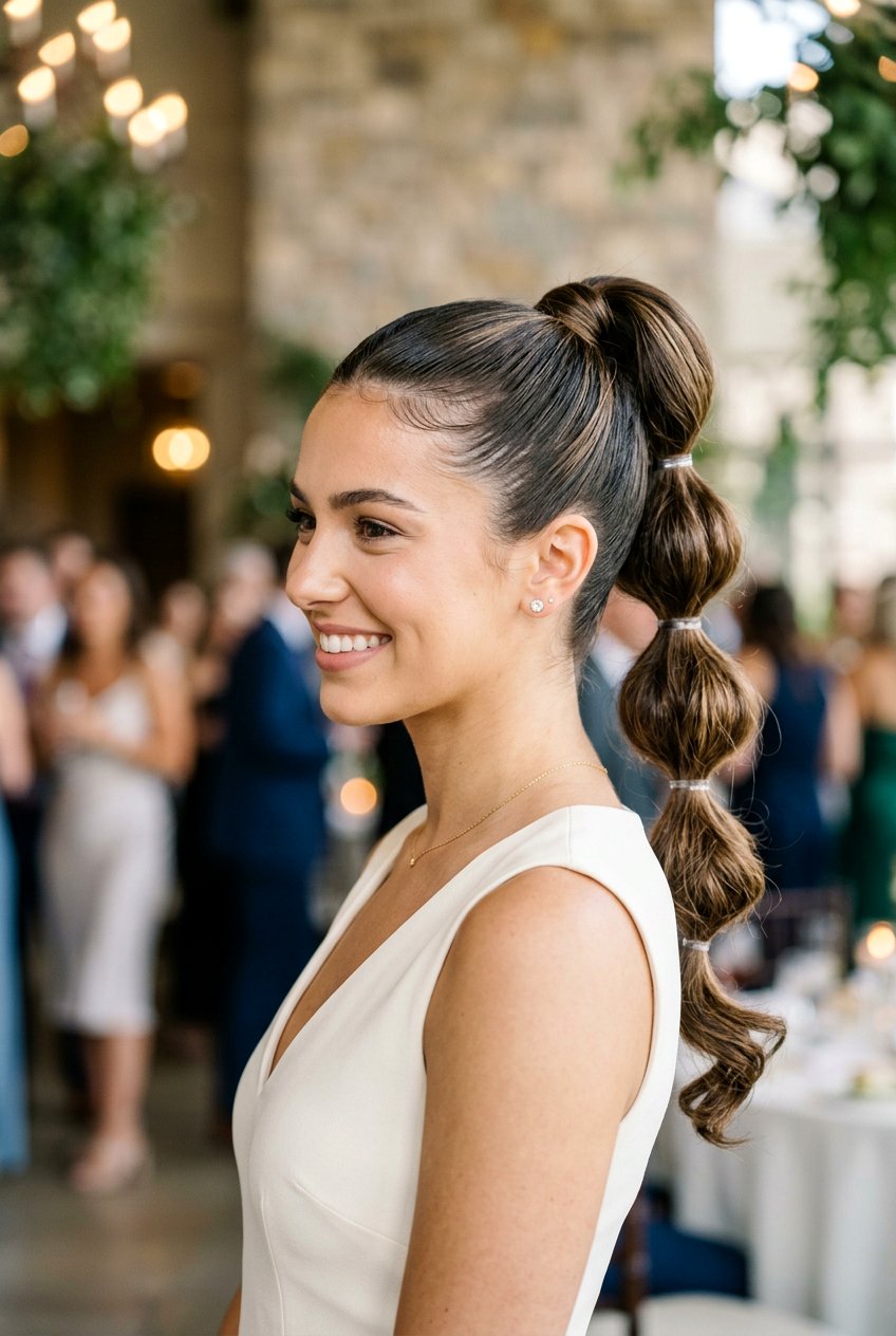 Bubble Ponytail Homecoming Updo - 20 elegant homecoming updo - 20 elegant homecoming updo