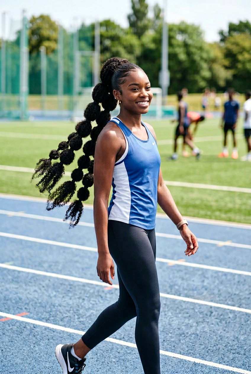 Bubble Ponytail Natural Hair - 20 overnight stretch hairstyle for natural hair - 20 overnight stretch hairstyle for natural hair