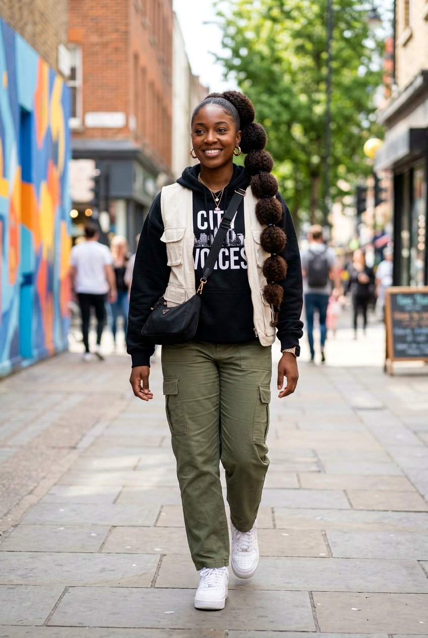 Bubble Ponytail Natural Hair - 20 curly ponytail for natural hair - 20 curly ponytail for natural hair