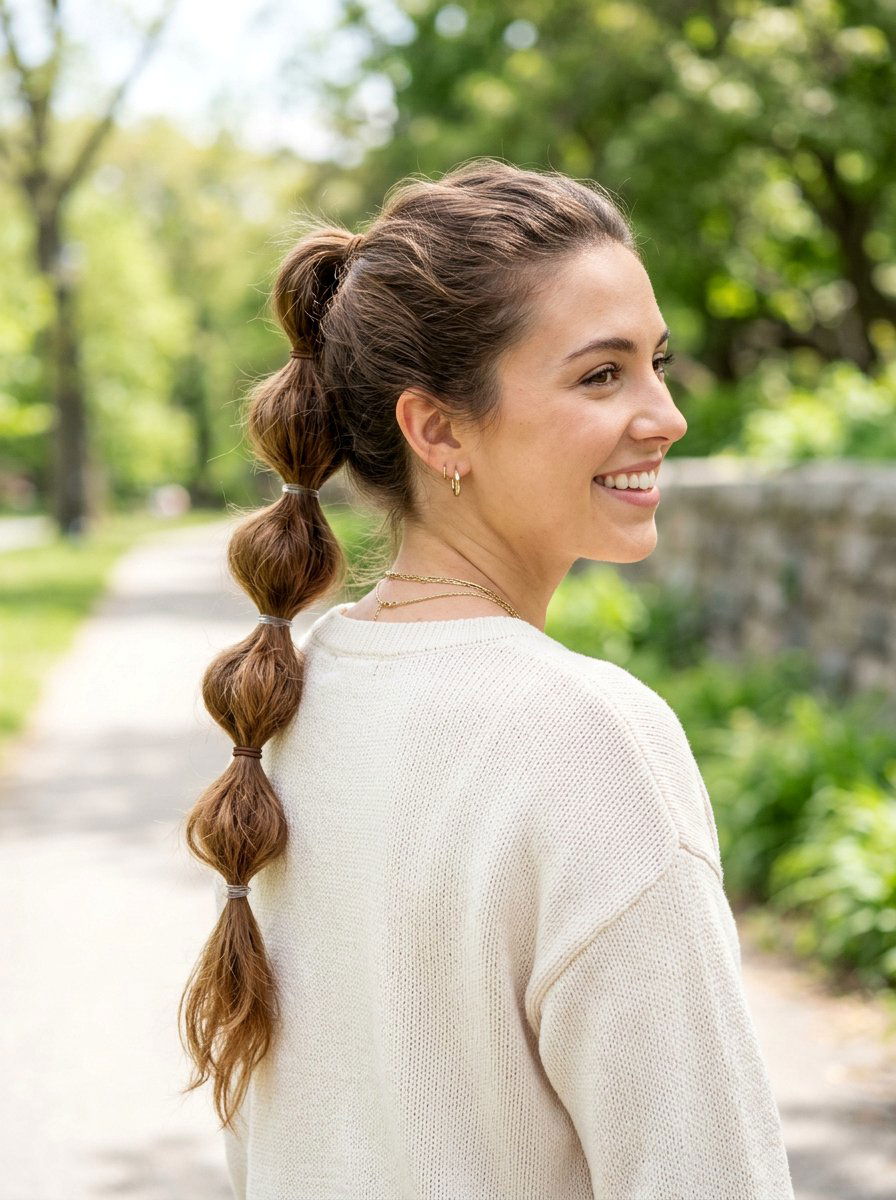 Bubble Ponytail No Wash Hairstyle - 20 no wash day hairstyles - 20 no wash day hairstyles
