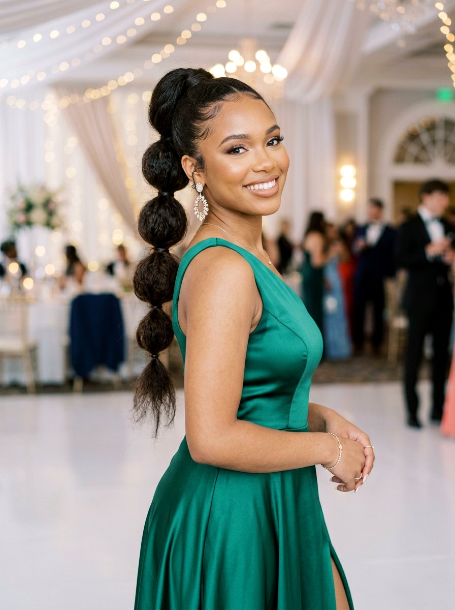 Bubble Ponytail Prom - 20 prom hairstyles for fine medium hair - 20 prom hairstyles for fine medium hair