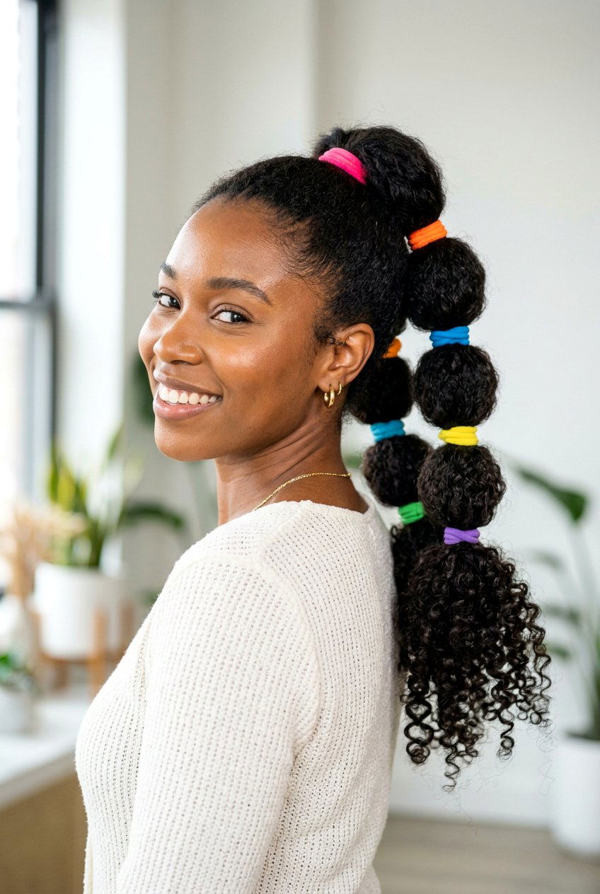 Bubble Ponytail With Curly Ends - 20 rodeo ponytail with curls - 20 rodeo ponytail with curls