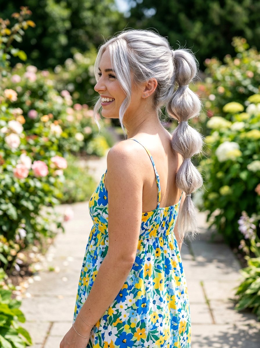 20 Classy Silver Ponytail Hairstyle Ideas for Elegant Looks